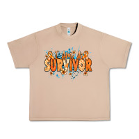 Burro I am a survivor orange ribbon Kidney Cancer Urban Heavy Tee - NancyCooperArtShop