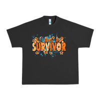 Pigment Black I am a survivor orange ribbon Kidney Cancer Urban Heavy Tee - NancyCooperArtShop