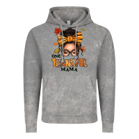 Cloud Rock one thankful mama afro messy bun Vintage Hoodie - texasbilliewilder