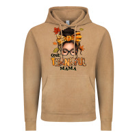 Vintage Camel one thankful mama afro messy bun Vintage Hoodie - texasbilliewilder