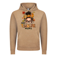 Vintage Coffee one thankful mama afro messy bun Vintage Hoodie - texasbilliewilder
