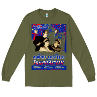 Army Green abbott and costello meet frankenstein (1948)   artwork Long Sleeve Tee - tuanDangUi