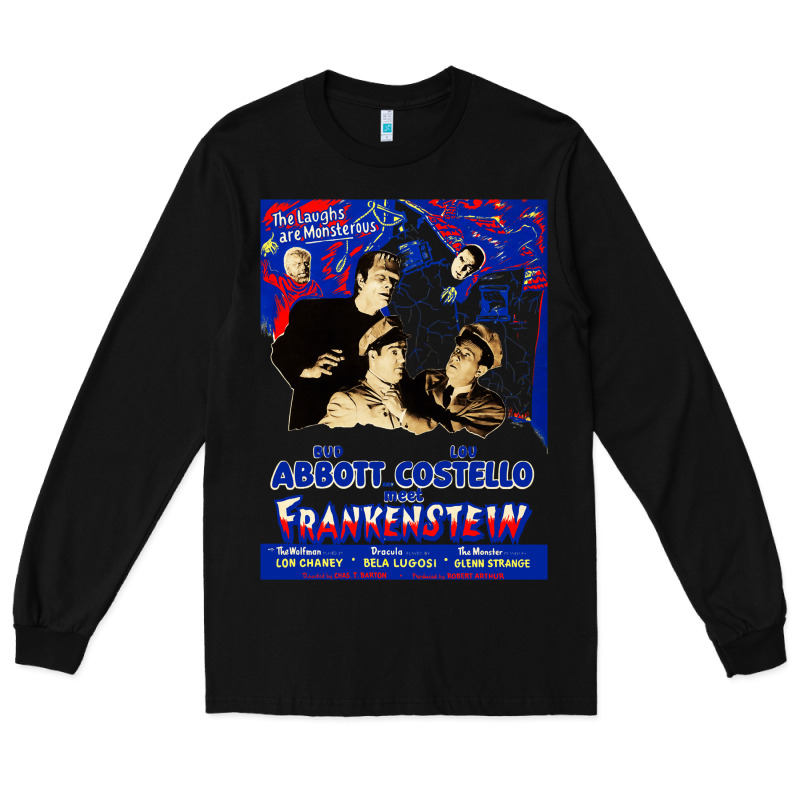 Abbott And Costello Meet Frankenstein (1948)   Artwork Long Sleeve Tee by tuanDangUi | Teevron