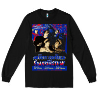 Black abbott and costello meet frankenstein (1948)   artwork Long Sleeve Tee - tuanDangUi