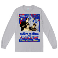 Moon Dust abbott and costello meet frankenstein (1948)   artwork Long Sleeve Tee - tuanDangUi