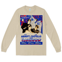 Mushroom abbott and costello meet frankenstein (1948)   artwork Long Sleeve Tee - tuanDangUi