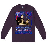 Plum abbott and costello meet frankenstein (1948)   artwork Long Sleeve Tee - tuanDangUi