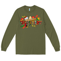 Army Green cinco de mayo secretary Long Sleeve Tee - CowGirlArtShop