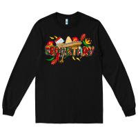 Black cinco de mayo secretary Long Sleeve Tee - CowGirlArtShop