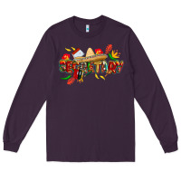 Plum cinco de mayo secretary Long Sleeve Tee - CowGirlArtShop