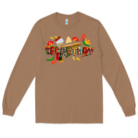 Toasted Coconut cinco de mayo secretary Long Sleeve Tee - CowGirlArtShop