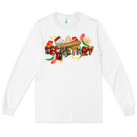 White cinco de mayo secretary Long Sleeve Tee - CowGirlArtShop