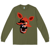 Army Green five nights at freddy's foxy Long Sleeve Tee - tuanDangUi