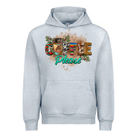 Heather Grey coffee please Urban Hoodie - BarkalooDesign