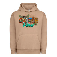 Pigment Burro coffee please Urban Hoodie - BarkalooDesign