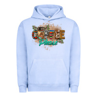 Pigment Grape Ice coffee please Urban Hoodie - BarkalooDesign