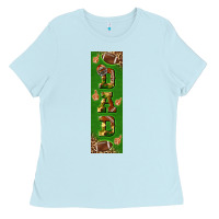 Baby Blue american football dad pen wrap Ladies Tee - BundleAndBundleShop