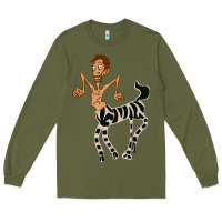 Army Green zebra in america doodle Long Sleeve Tee - tuanDangUi