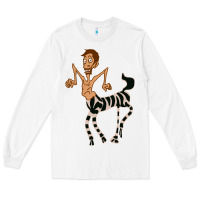 White zebra in america doodle Long Sleeve Tee - tuanDangUi