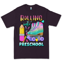 Plum rolling into preschool Premium Tee - BundleAndBundleShop
