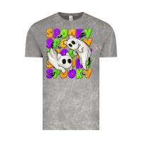 Cloud Rock Spooky with Ghost Cats Vintage Tee - texasbilliewilder