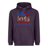 Plum little miss america Heavyweight Hoodie - Artiststas