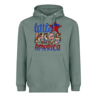 Sage little miss america Heavyweight Hoodie - Artiststas