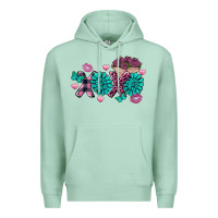 Seafoam Xoxo Valentine's Day Turquoise Gem Premium Hoodie - FaDigitalArtStudio