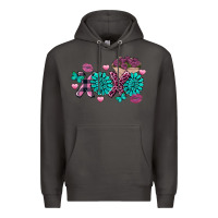 Smoke Xoxo Valentine's Day Turquoise Gem Premium Hoodie - FaDigitalArtStudio