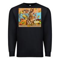Black fall rabbit  mousepad Premium Sweatshirt - LillyAllenDesigns
