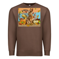 Chestnut fall rabbit  mousepad Premium Sweatshirt - LillyAllenDesigns