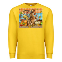 Lemon fall rabbit  mousepad Premium Sweatshirt - LillyAllenDesigns