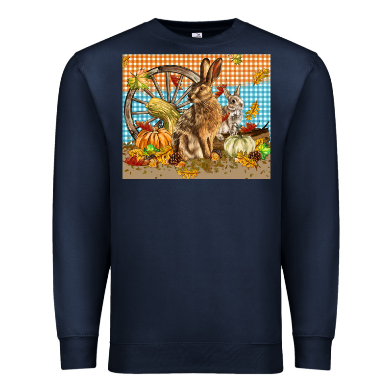 Fall Rabbit  Mousepad Premium Sweatshirt by LillyAllenDesigns | Teevron