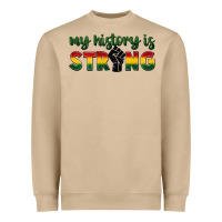Mushroom My history is strong Heavyweight Sweatshirt - FaDigitalArtStudio