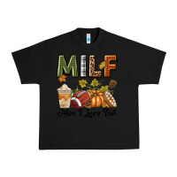 Black Milf Man I Love Fall Urban Heavy Tee - texasbilliewilder