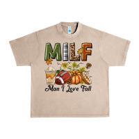French Oak Milf Man I Love Fall Urban Heavy Tee - texasbilliewilder