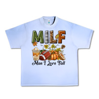 Grape Ice Milf Man I Love Fall Urban Heavy Tee - texasbilliewilder
