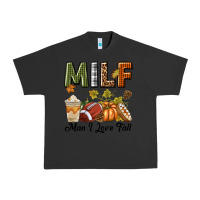 Pigment Black Milf Man I Love Fall Urban Heavy Tee - texasbilliewilder