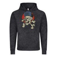 Vintage Black skate rags skull & crossbones Vintage Hoodie - tuanDangUi