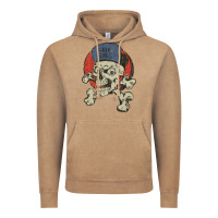 Vintage Coffee skate rags skull & crossbones Vintage Hoodie - tuanDangUi