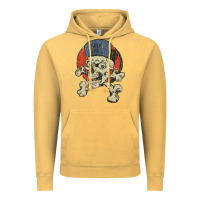 Skate Rags Skull & Crossbones Vintage Hoodie | Teevron
