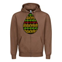Chestnut african masks teardrop Zipper Hoodie - BundleAndBundleShop