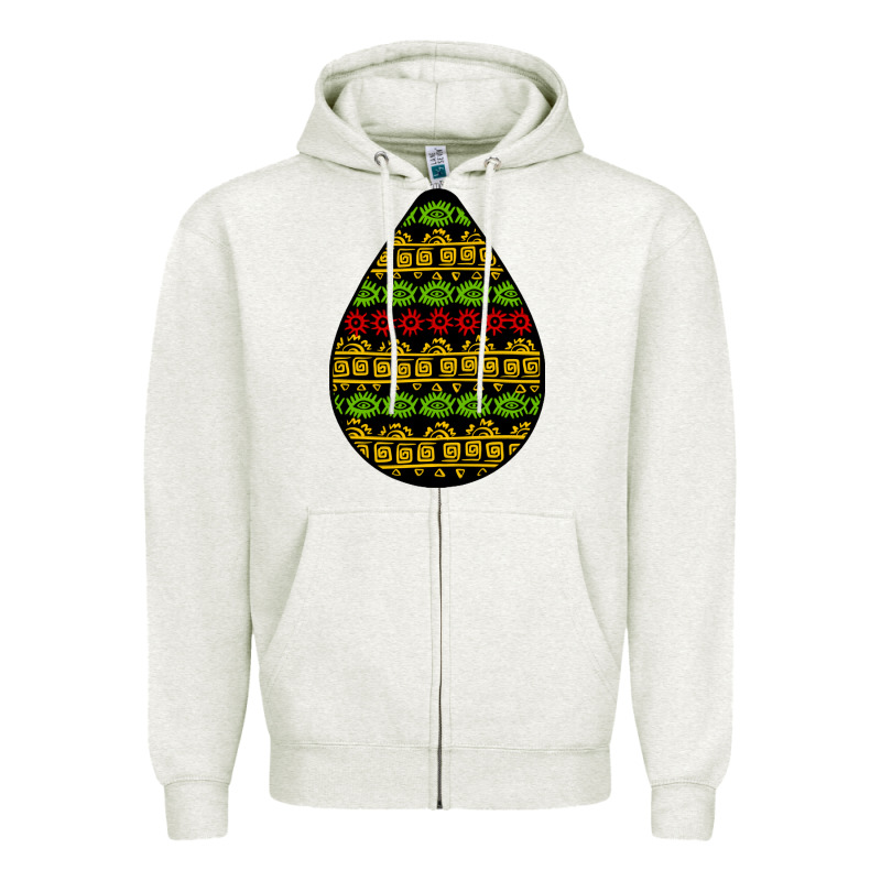 African Masks Teardrop Zipper Hoodie by BundleAndBundleShop | Teevron