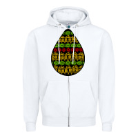 White african masks teardrop Zipper Hoodie - BundleAndBundleShop