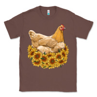 Chestnut chicken with sunflowers Classic Tee - RanaPortraitStore
