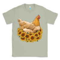 Matcha chicken with sunflowers Classic Tee - RanaPortraitStore