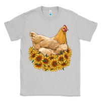 Moon Dust chicken with sunflowers Classic Tee - RanaPortraitStore