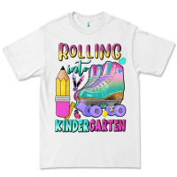 White rolling into kindergarten Premium Tee - BundleAndBundleShop