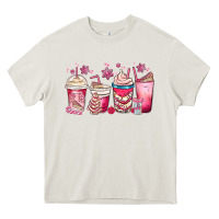 Cream christmas debbie cake white coffee cups Heavy Core Tee - MaliasSmallBusiness