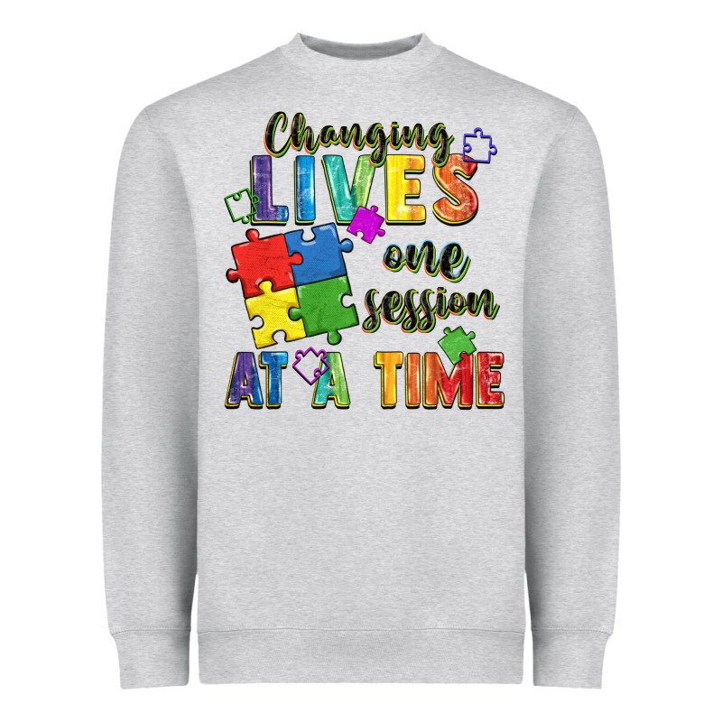 Changing Lives One Session At A Time Heavyweight Sweatshirt by FaDigitalArtStudio | Teevron